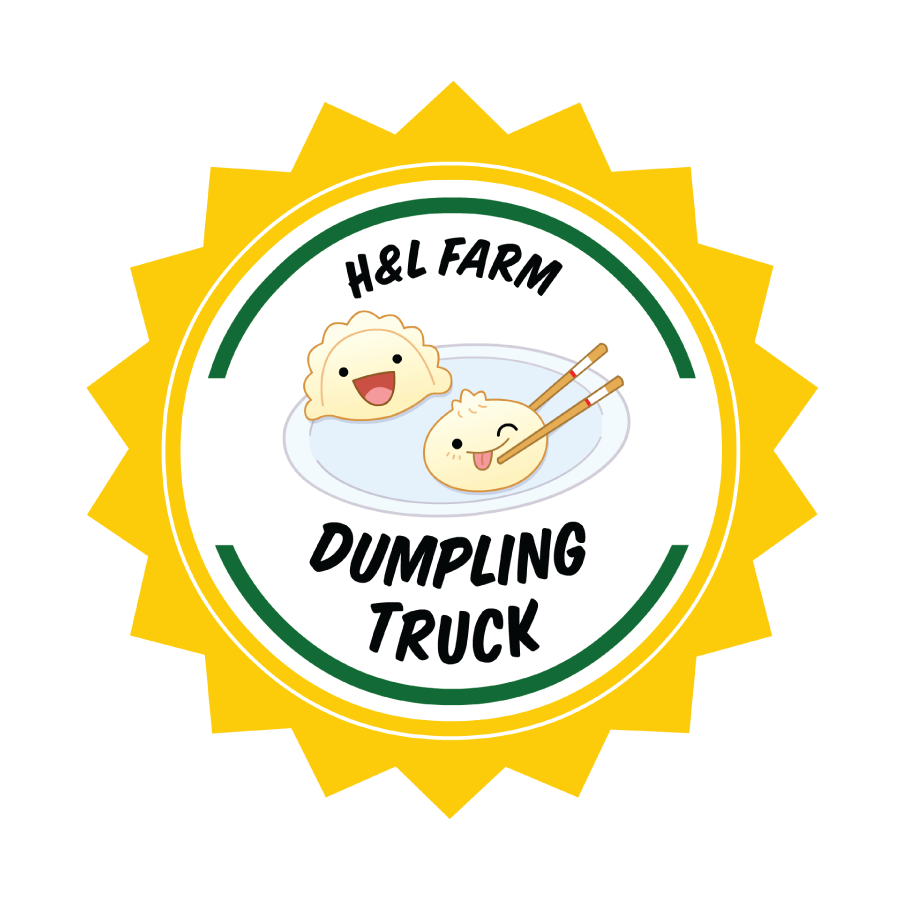 Dumpling truck at H and L Farm Logo