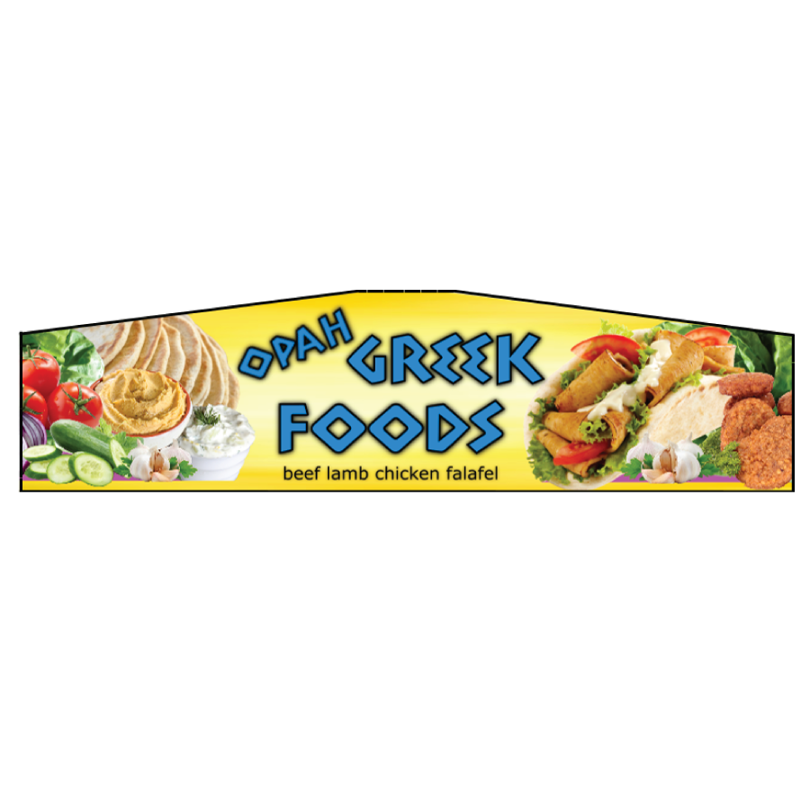 OPAH GREEK FOODS Logo