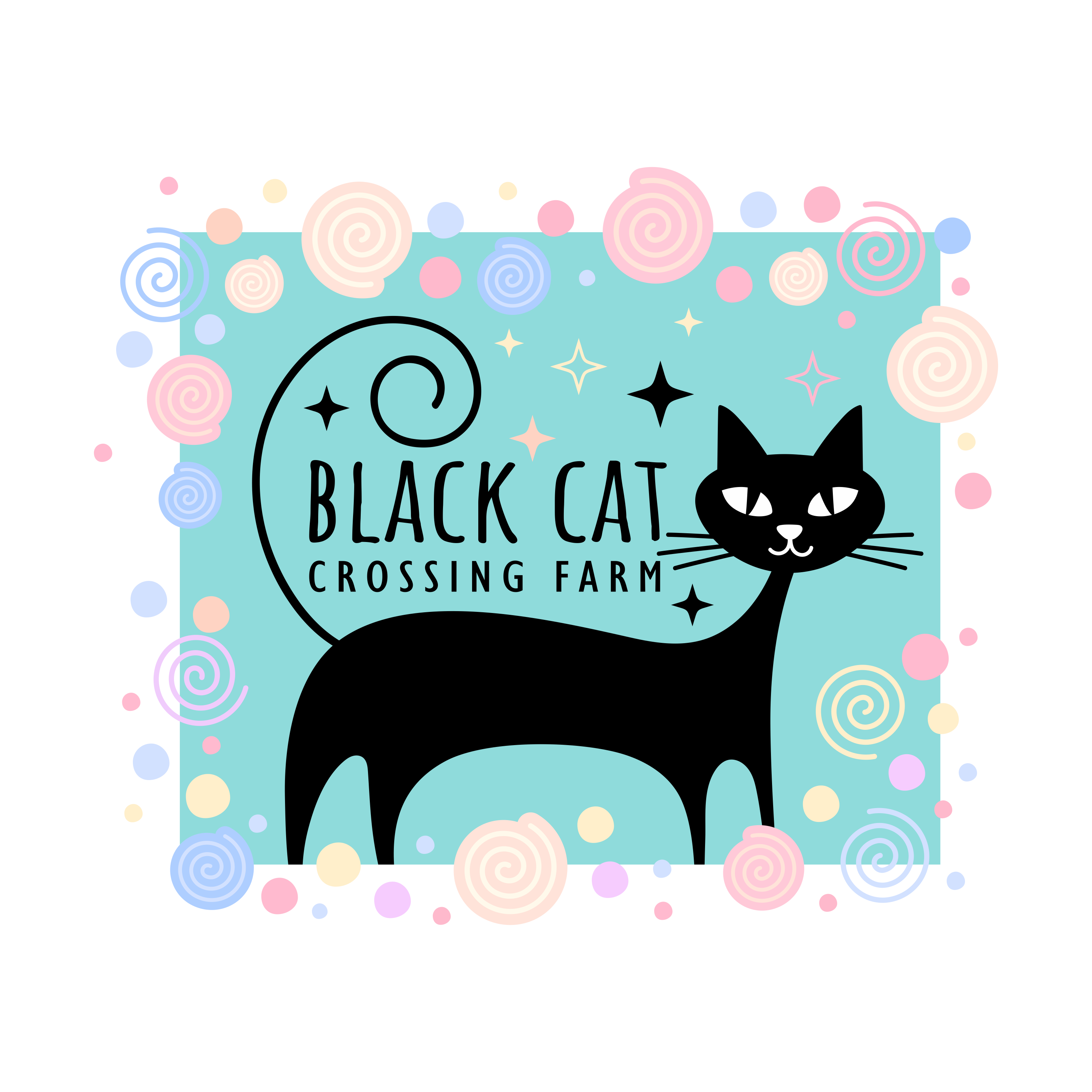 Black Cat Crossing Freeze Dried Canada Logo